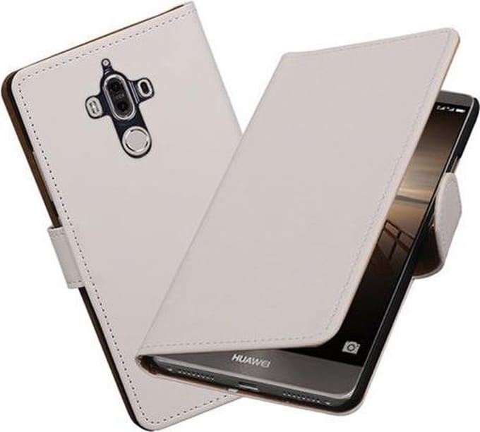 BestCases.nl Huawei Mate 9 Effen booktype hoesje Wit