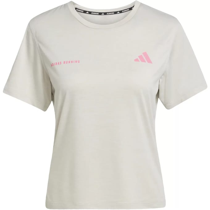 adidas Performance Own The Run Melange T-shirt - Dames - Grijs
