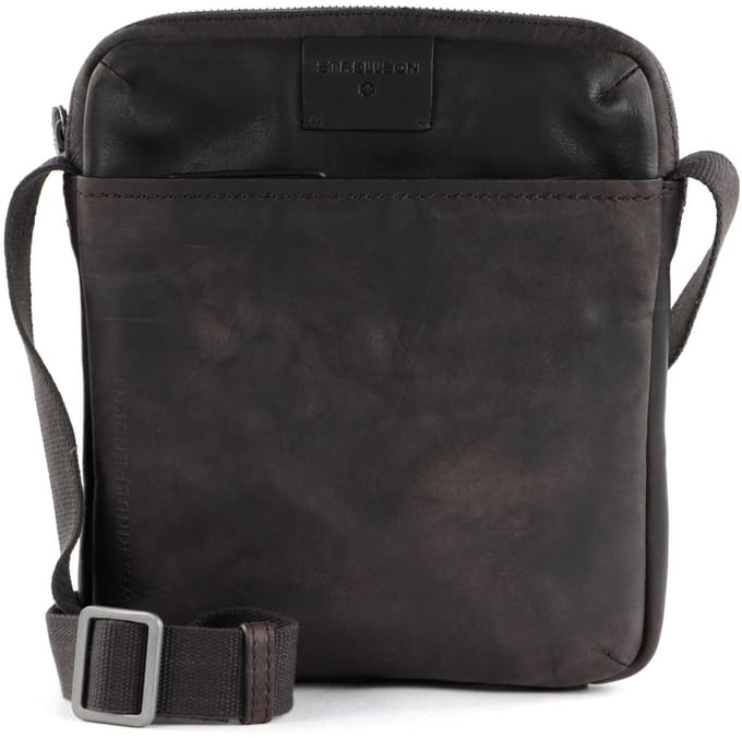 strellson schoudertas Brick Lane Marcus Shoulderbag Dark Brown bruine
