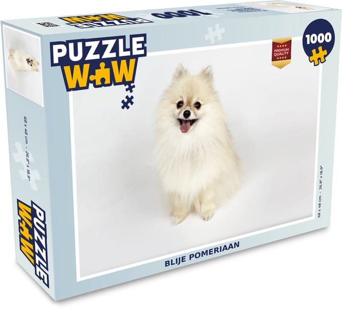 Puzzel Blije pomeriaan - Legpuzzel - Puzzel 1000 stukjes volwassenen