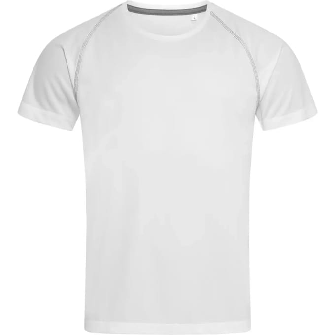 Stedman Active 140 Team Raglan T-Shirt S8030 - White - XXL