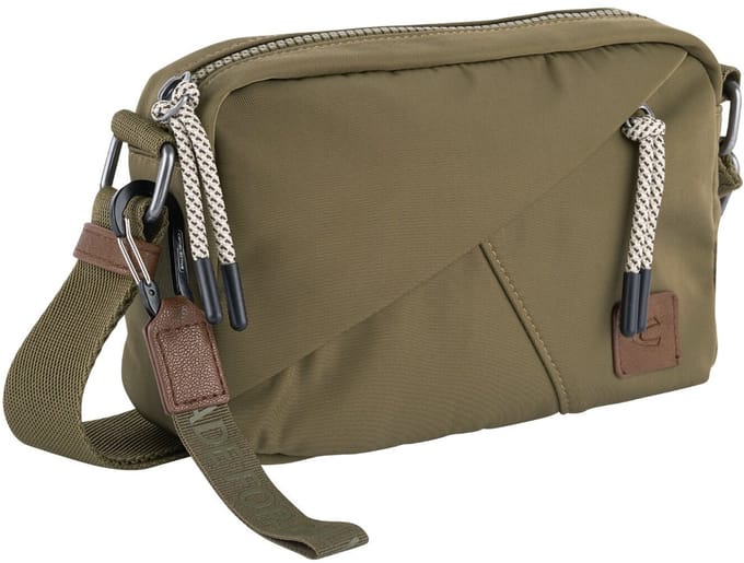 camel active schoudertas Aurum Camera Bag Khaki kaki