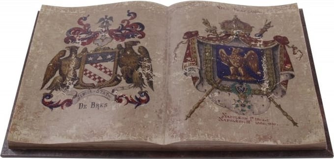 Decoratief object - muurboek wapenschild