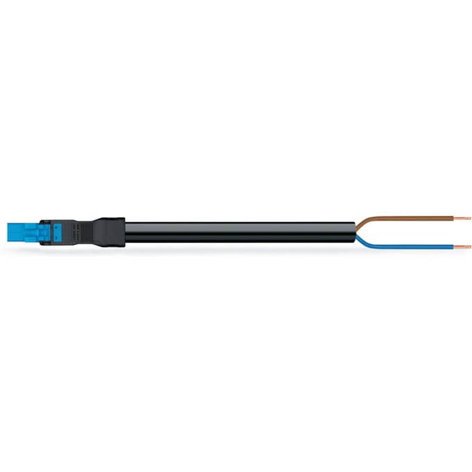 Vooraf Geassembleerde Aansluitkabel 2x1.5mm² Blauw 3M - 891-8382/266-301