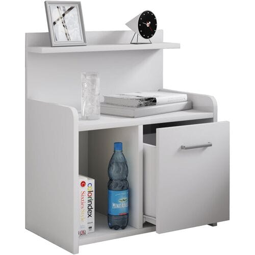 Hoog nachtkastje Bijzettafel Lade Console Boxspring nachtkastje Nilasa
