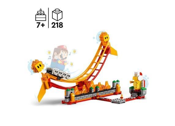 LEGO 71416 Super Mario Uitbreidingsset: Rit over lavagolven, Bouwbare Game Speelgoed