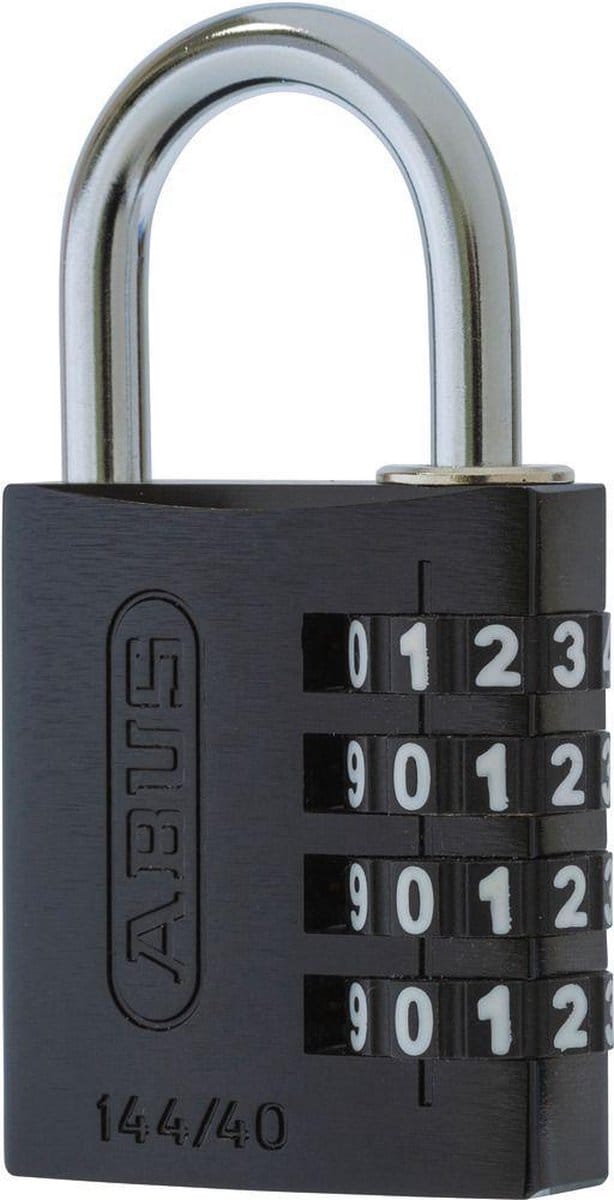 ABUS Cijferslot 144 Zwart