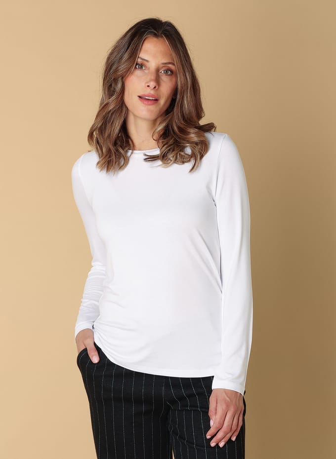 IVY BEAU Revi Tops - White - maat 44