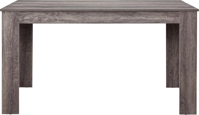 Eettafel Nora 140x90x77 cm eikenkleurig antiek