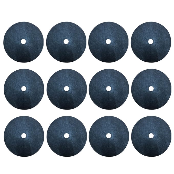 24 Stuks Boom Beschermer Mat Zwart Duurzaam Boom Barrière Mat Voor Tuinen Balkons Type 2 black