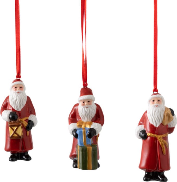Villeroy & Boch Nostalgic Ornaments Kerstman 3 Stuks