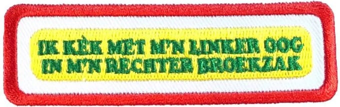 Fjesta© Oeteldonk Embleem - Oeteldonkse Uitspraken - Broekzak - Carnaval Den Bosch