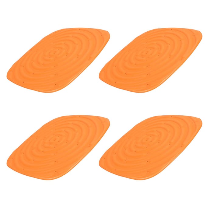 4 STUKS Kip Nestkussen Wasbaar Nestkast Kussen Herbruikbaar Bodembedekking Mat Kip Bedden Box Liners Kussen oranje