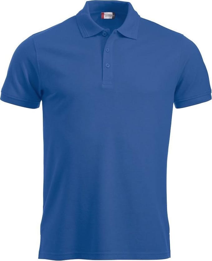 Clique Manhattan Heren Polo Kobalt maat L