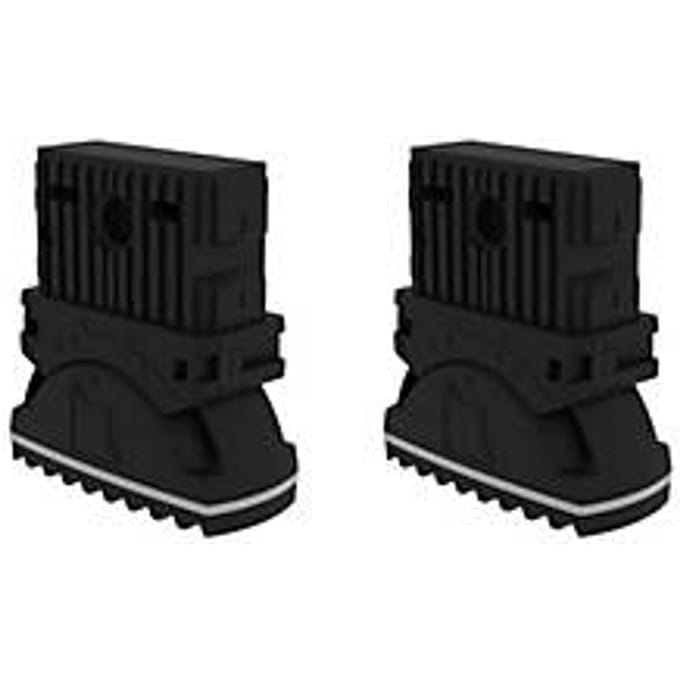 Munk ladderschoenen, set van 2, aluminium, antislip, hoge stabiliteit, duurzaam, vanaf 2019, 58 x 25 mm