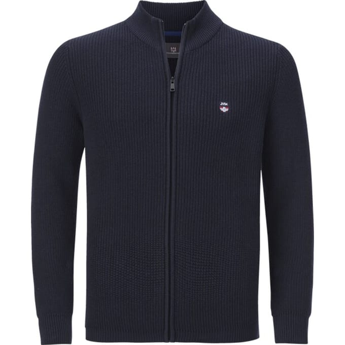 Jan Vanderstorm herren Vest - 76/78 - donkerblauw - Plus Size