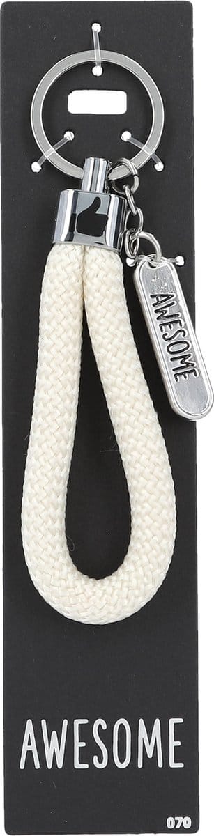 Depesche - Sleutelhanger "Do not forget me!" - motief 070 met de tekst "Awesome"