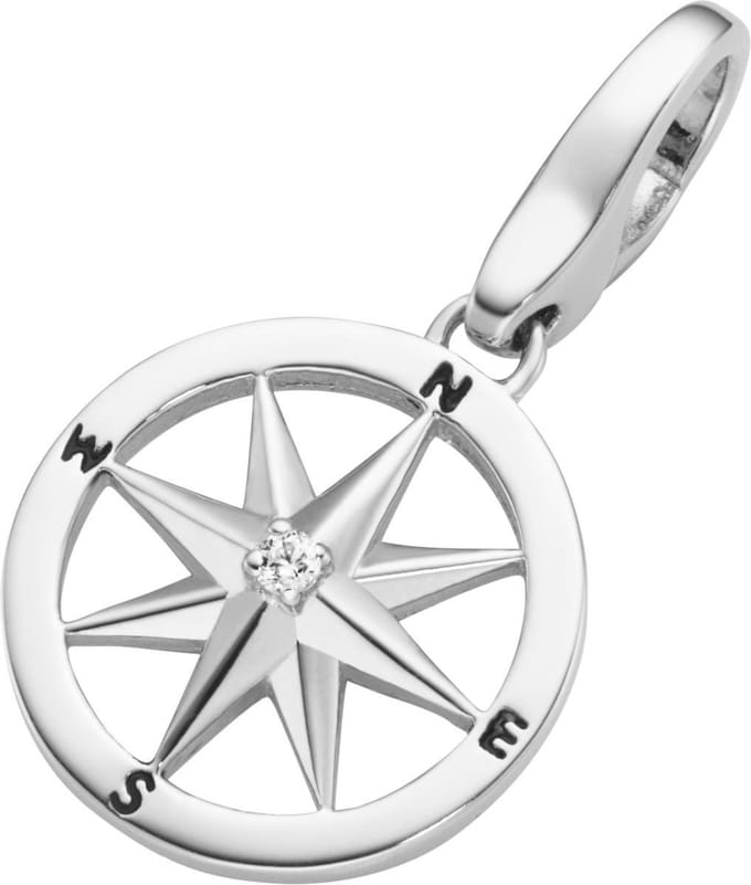 Charm | bedel | kompas| zilver | Giorgio Martello | karabijn