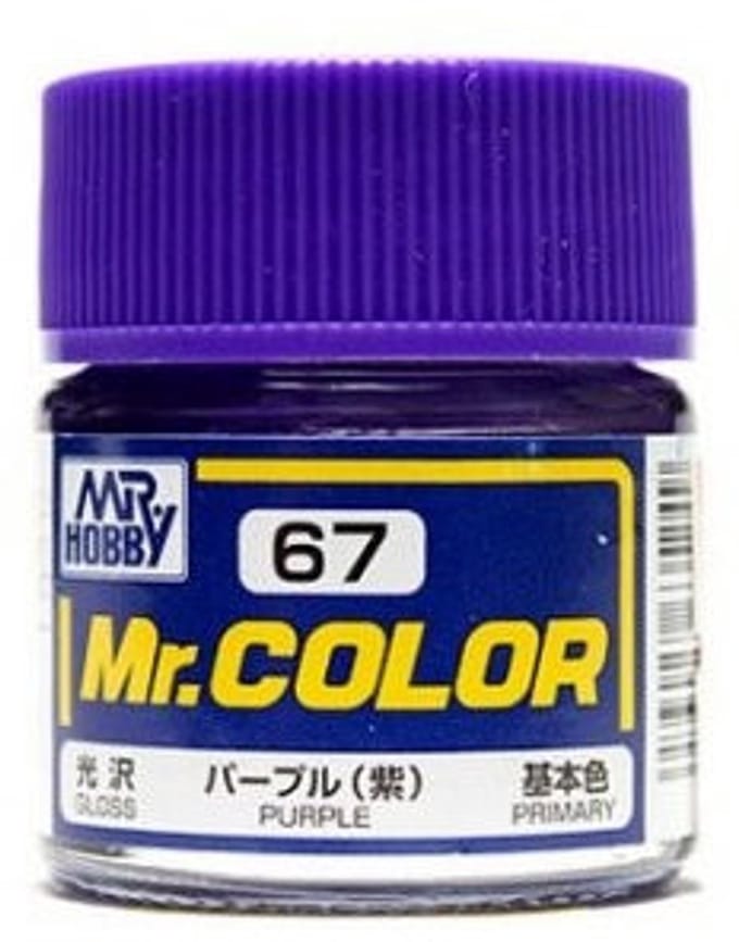 Gunze Mr. Hobby C-067 - Mr. Color 10 ml Purple - Lacquer Modelbouwverf