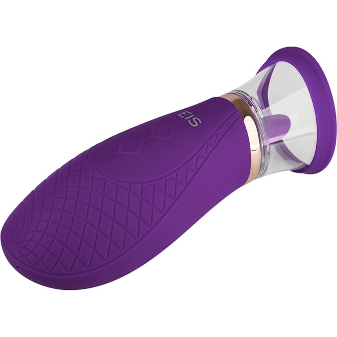 Tongvibrator met zuigfunctie, 17 cm