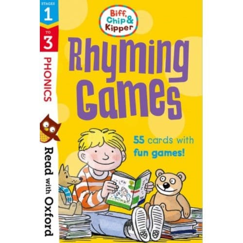 Read With Oxford: Stages 1-3: Biff, Chip And Kipper: Rhyming Games Flashcards - Read - Roderick Hunt