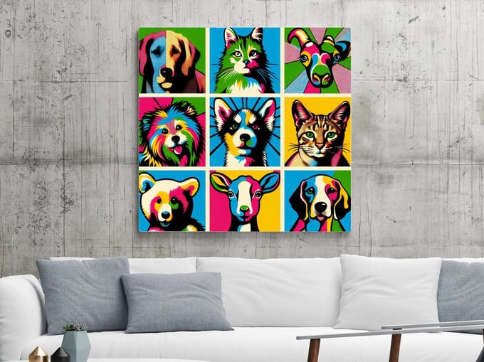 Kunstprint | Wanddecoratie | Dibond | 80 × 80 cm