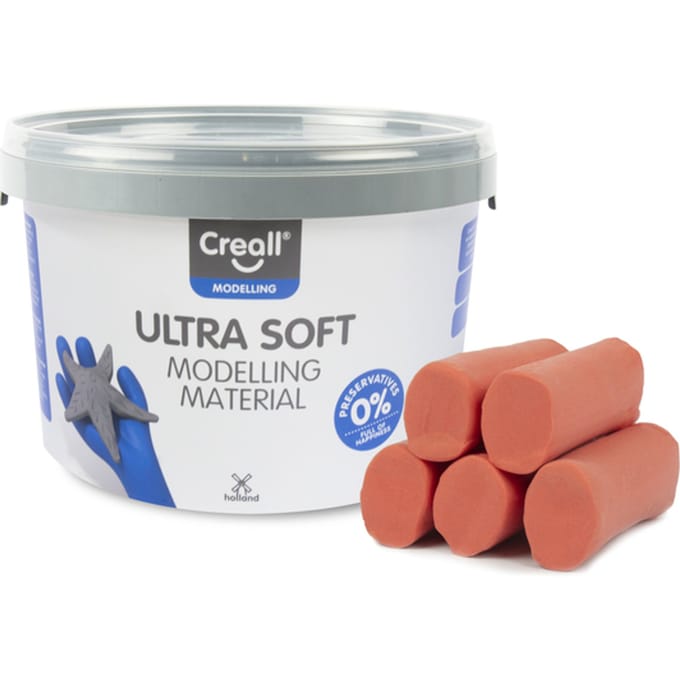 Klei Creall Play-it Ultra Soft helder rood 1100 gram