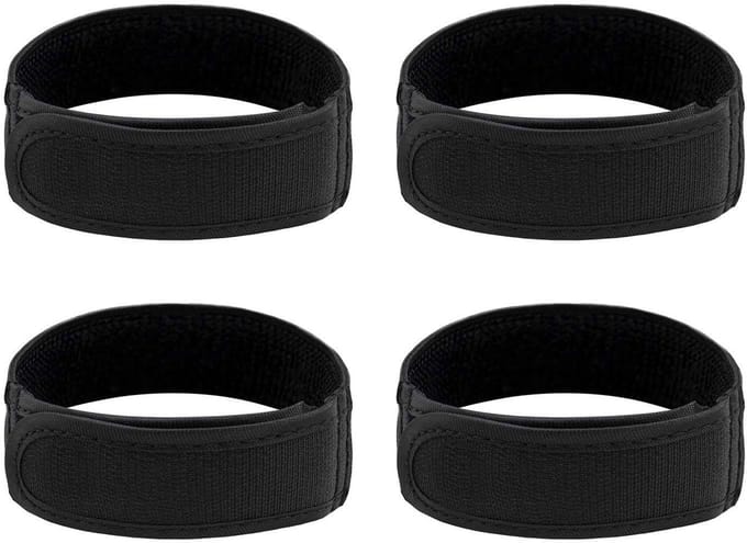Dailygoods- Riem zonder gesp - Elastische Riem - Verstelbare Tailleband - Comfortabele Riem - 4 Stuks - 40 cm Lang
