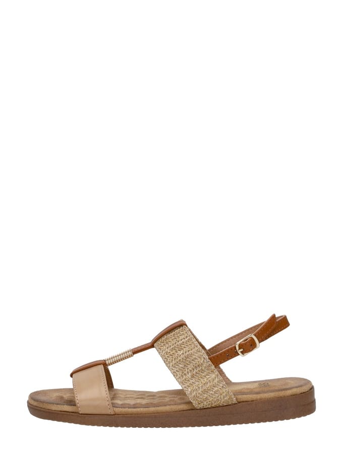 SUB55 Sandalen Plat Sandalen Plat - beige - Maat 40
