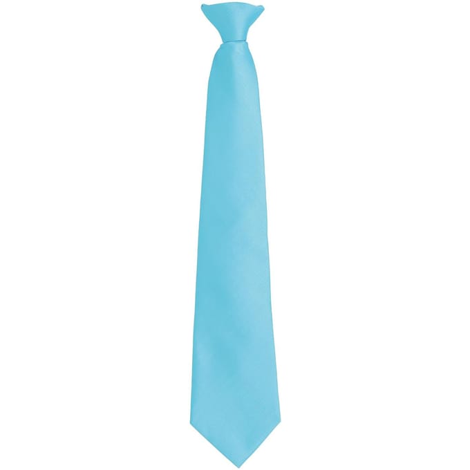 Premier Colours Orginals Fashion Clip-On Stropdas (Turquoise)