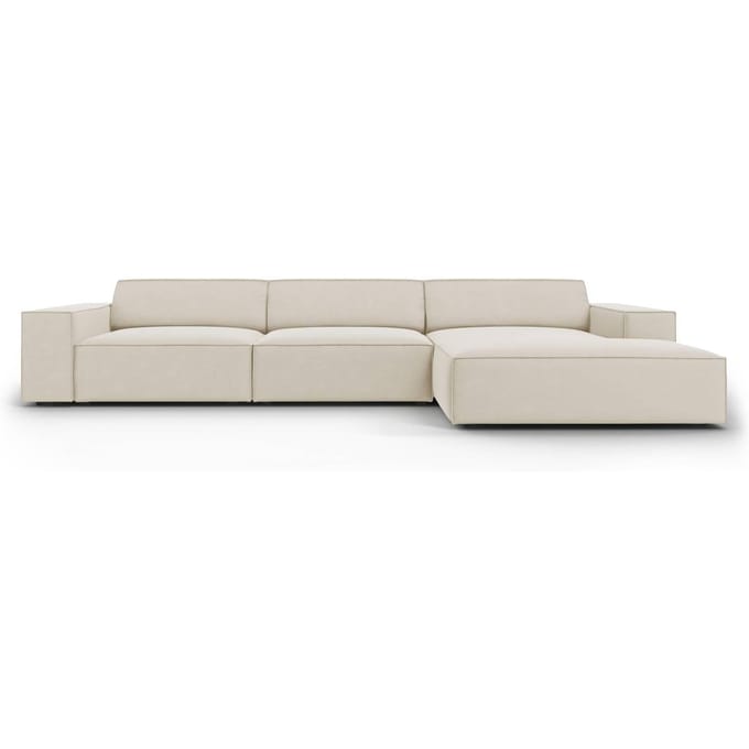 5-zits hoekbank Jodie velvet rechts | Micadoni