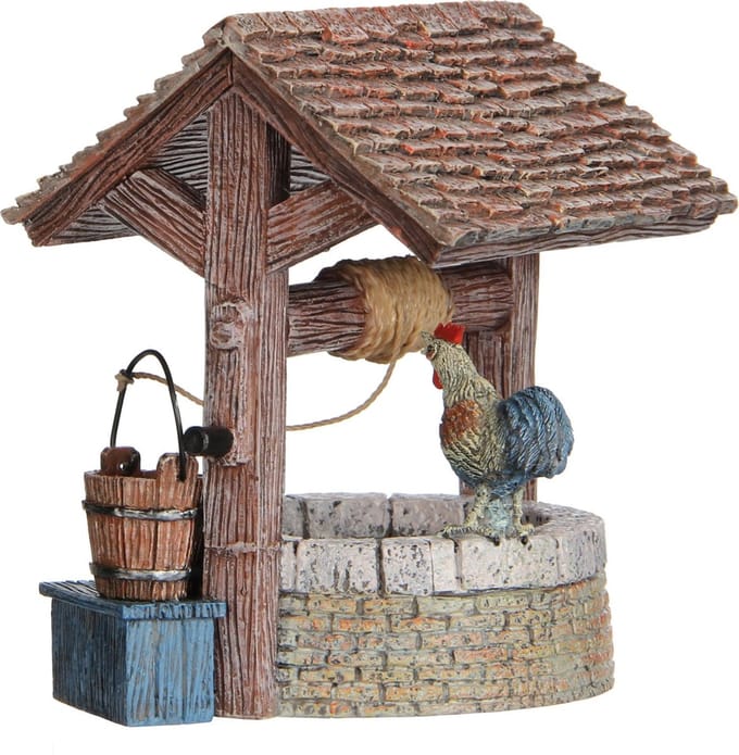 Luville Efteling Miniatuur Waterput Vrouw Holle - L10 x B8 x H11 cm