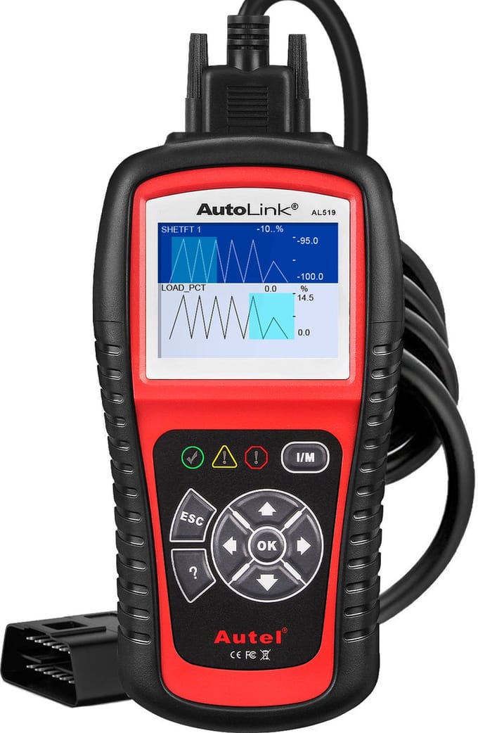 Autel Autolink AL519 scanner - OBD2 diagnose - levenslang gratis update