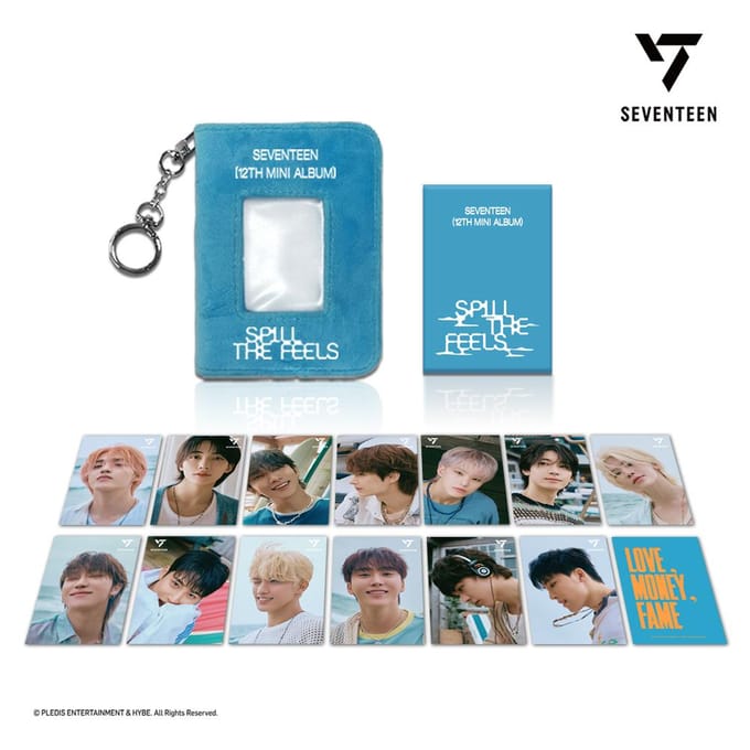Seventeen Classeur de mini-cartes photo lenticulaires 3D : faites vibrer vos émotions blue