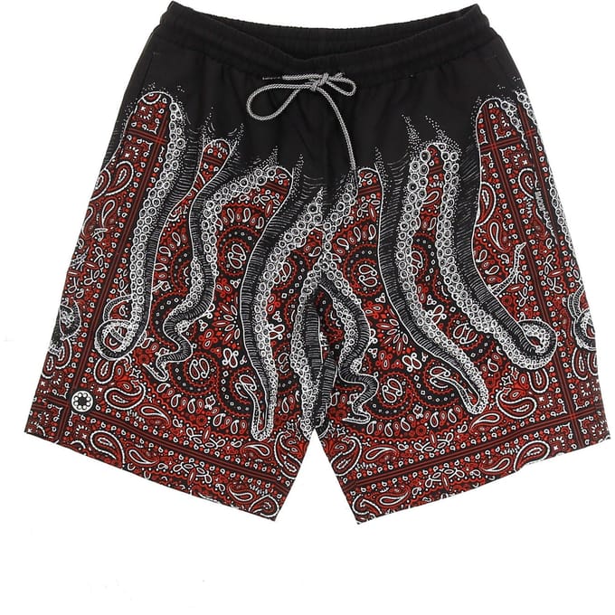 Bermuda heren kostuum bandana boardshort zwart