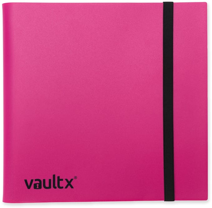 Vault X 12-Pocket Strap Binder - Verzamelmap - 480 Kaarten/Roze