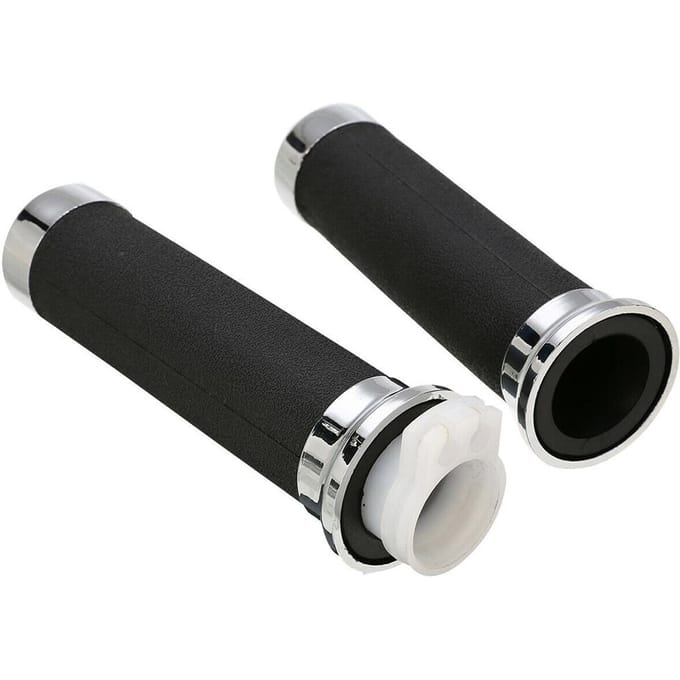 1 Paar 25mm Motorfiets Stuur Handvatten zwart