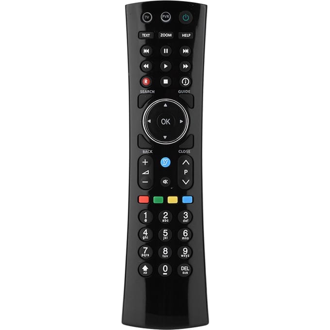 Télécommande de remplacement pour téléviseur HUMAX black