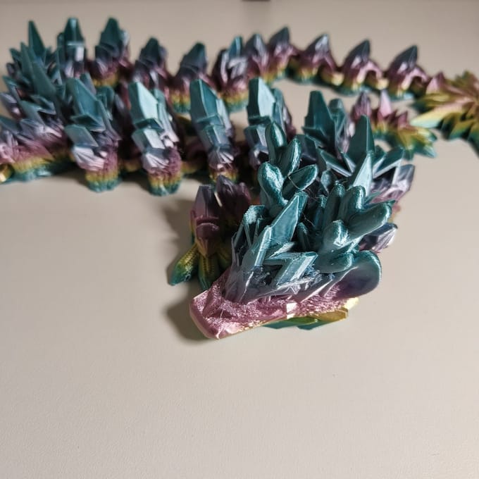 Winter draak gearticuleerde draak fidget