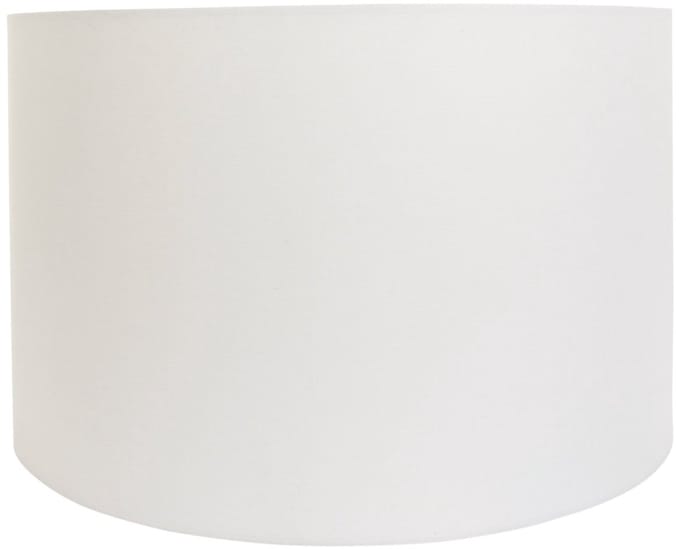 Wit Linnen Lampenkap K7977QS Ø 40cm E27 support Modern Kappen Mexlite