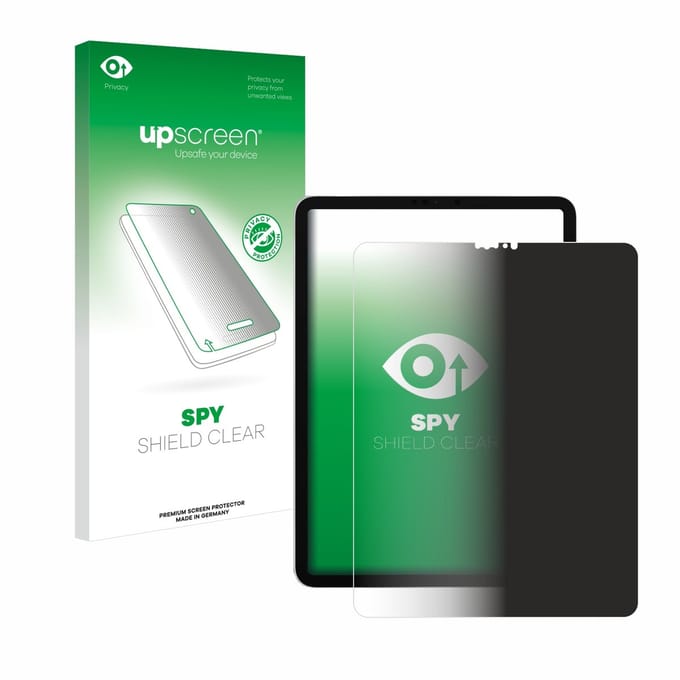 upscreen - privacy screenprotector voor Apple iPad Pro 12.9" 2018 (3. Gen.) - Folie Beschermfolie Blauwlichtfilter