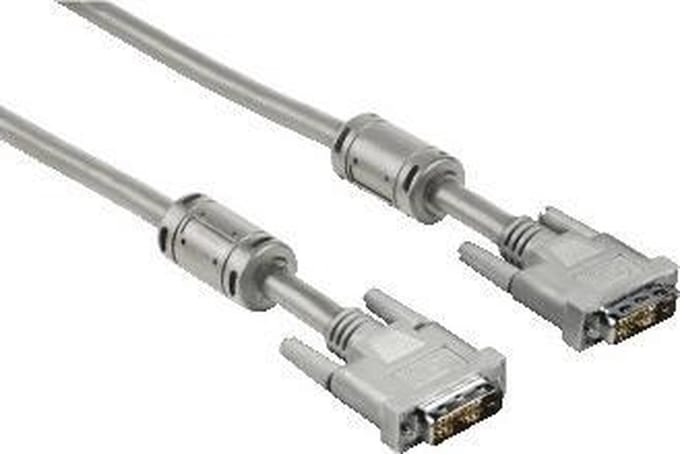 Hama 00045076 DVI kabel 1,8 m DVI-D Grijs