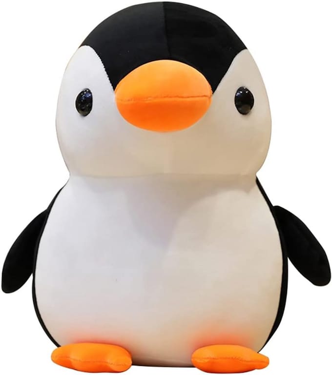 Schattige Pinguïn Knuffeldier - Pluche Kussen voor Kinderen en Cadeau