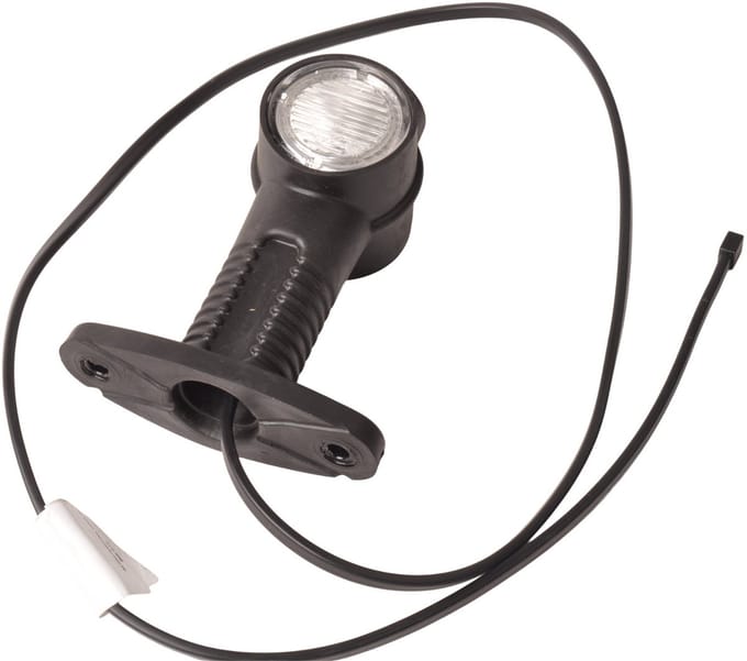 Aspock Superpoint 3 LED - links/rechts - wit/oranje/rood - 1 meter platte kabel