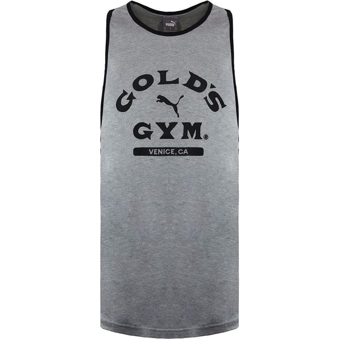 Puma x Golds Gym Heren Grijs Vest