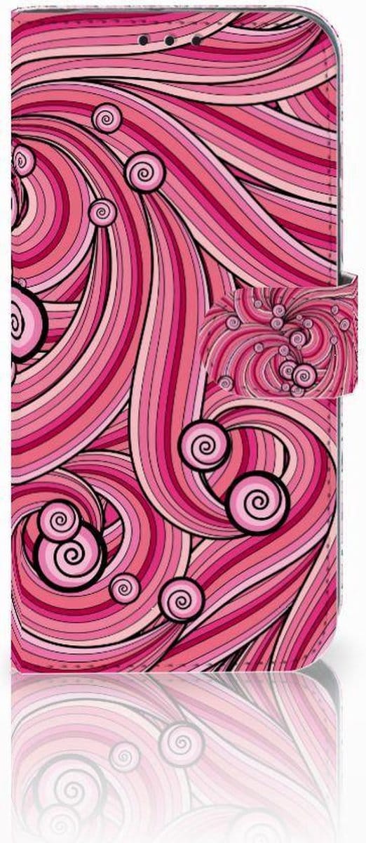 Honor 10 Lite Hoesje Swirl Pink