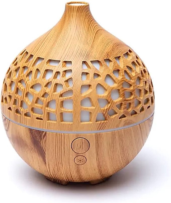 Aroma diffuser Deco round naturel USB