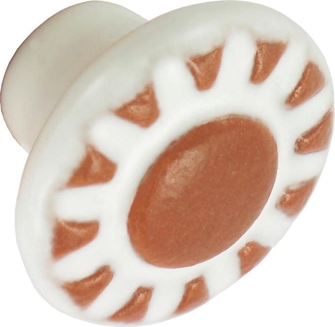 AVENUE meubelknop Tournesol 37mm terracotta | WIT-BRUIN