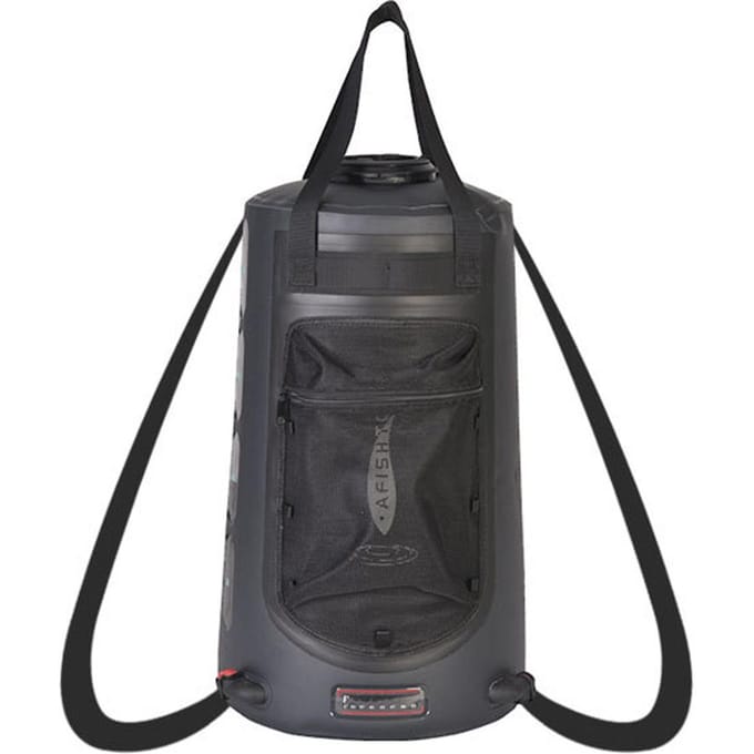 Draagbare camping douchetaspomp met pomp 20L zonne-energie voor buiten zwart