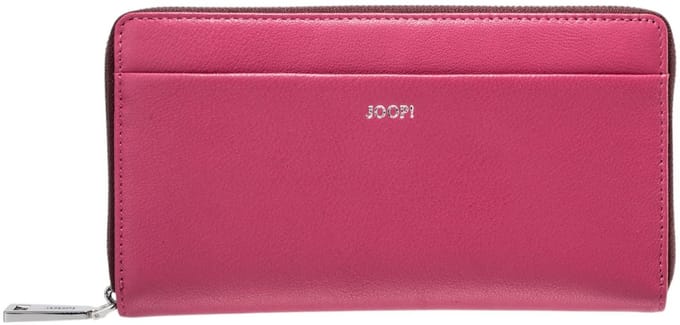 JOOP! Leren Portemonnee Lantea Blocking Yura Purse Carmine Roze
